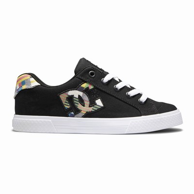 DC Chelsea Women's Black/Multicolor Sneakers Australia Online EDX-836